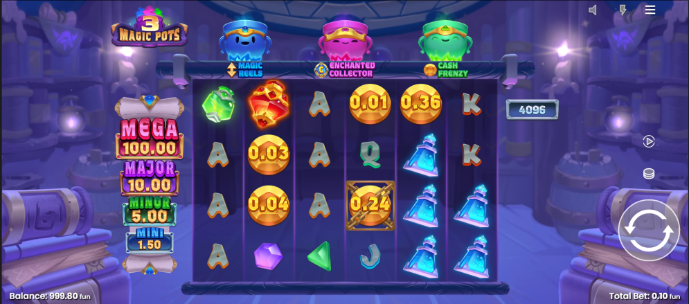 3 Magic Pots Gameplay