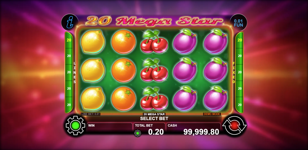 20 Mega Star Gameplay
