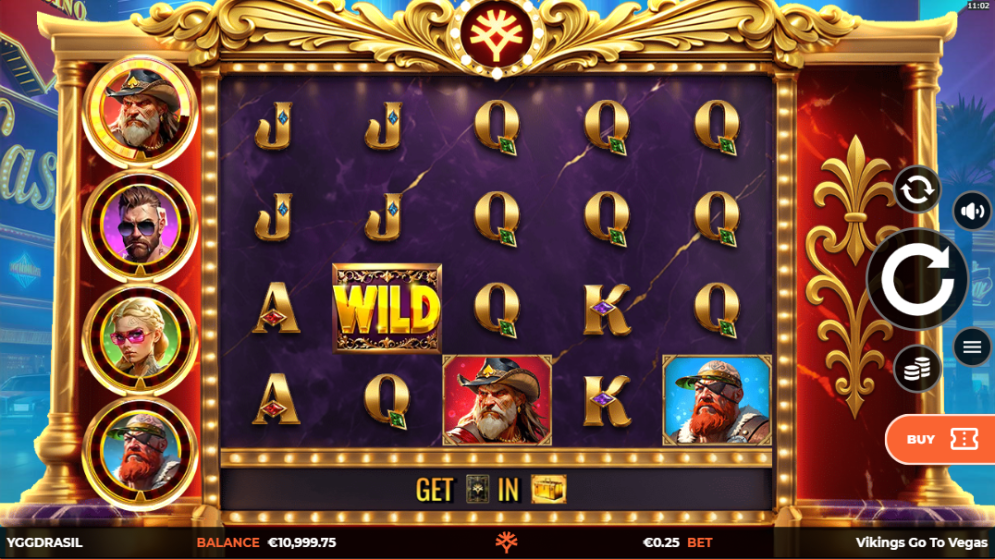 Vikings go to Vegas Gameplay